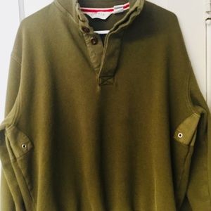 Orvis collared sweatshirt Men’s Large army green